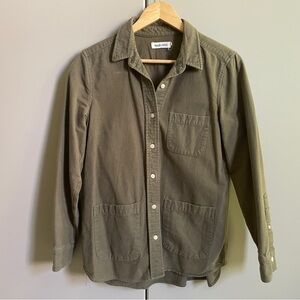 Taylor Stitch Olive Green Yosemite Shirt